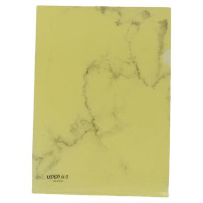 A4透明单页L型文件夹袋