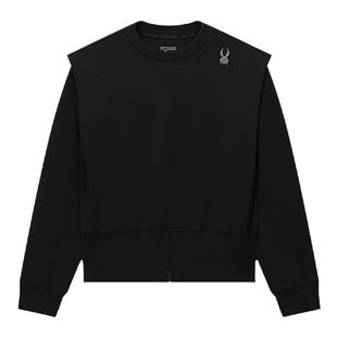 SPYDER蜘蛛春秋女SKI LIFE中意简约休闲时尚套头圆领卫衣24CS304W