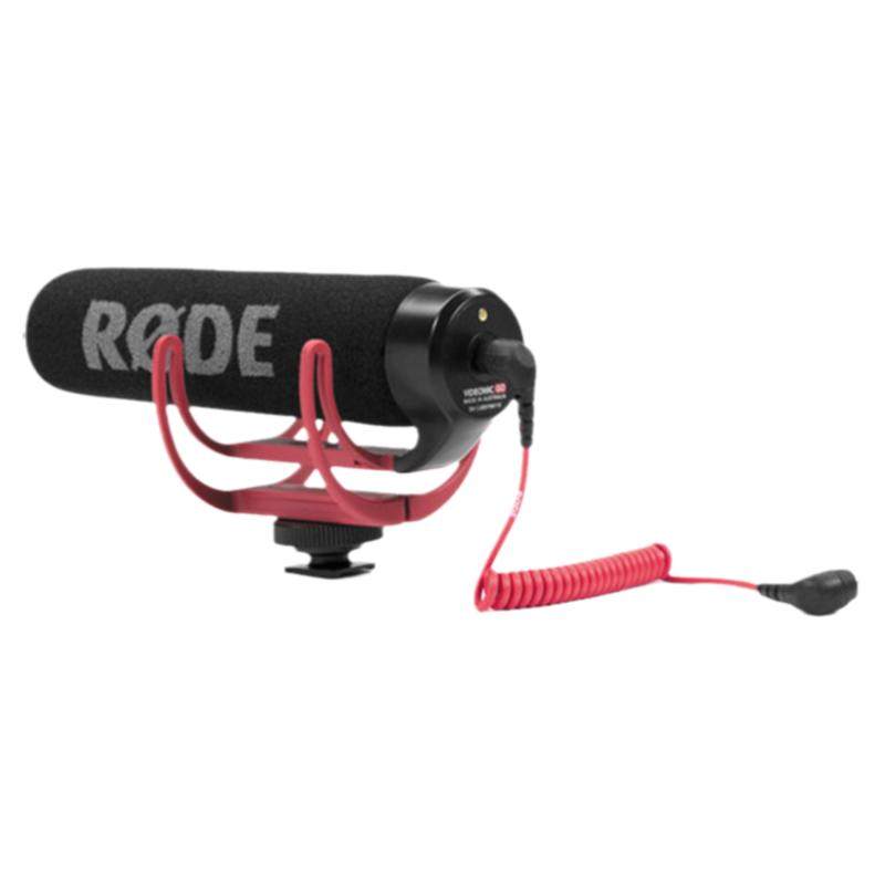 罗德RODE VIDEOMIC GO 单反相机微单专业降噪指向麦克风话筒22dv