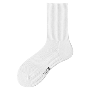 佐印男士袜子秋冬薄款防臭香薰中筒袜男生棉袜篮球运动白色长筒袜