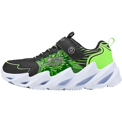 Skechers斯凯奇儿童运动鞋秋冬男童舒适新年镂空撞色休闲跑步鞋子