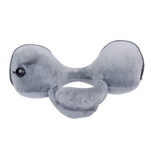 COSYME充气U型枕火车硬座便携脖子护颈椎枕头U形飞机高铁睡觉神器