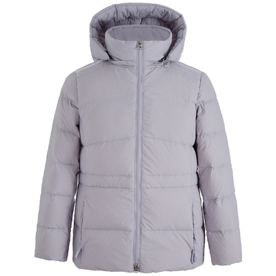 雪中飞加厚连帽收腰短款显高显瘦