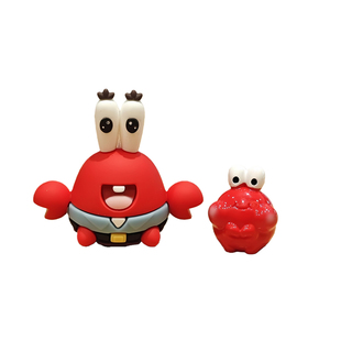 少女心桌面车载装饰品卡通海绵宝宝摆件办公室可爱派大星解压人偶