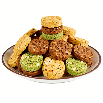 滇二娃坚果燕麦脆墩墩干吃燕麦片