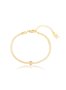 AIR-HORIZON女铜锆石休闲手链