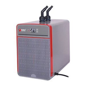 新款奥凌家用鱼缸冷水机珊瑚水族箱降温淡海水养鱼自动恒温制冷机