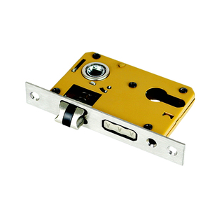 木门锁体房门锁芯静音锁舌不锈钢卧室门锁体家用通用型锁体带钥匙