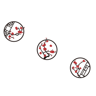 饭店火锅店墙面装饰烧烤肉创意顶部贴纸餐饮馆中式农家乐网红背景