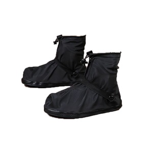 加厚中筒防水鞋套防滑防雨耐磨户外骑行雨靴成人儿童防沙防尘泥地