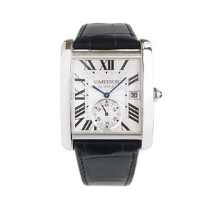 【自营】中古99新Cartier卡地亚坦克腕表日期显示自动机械手表男