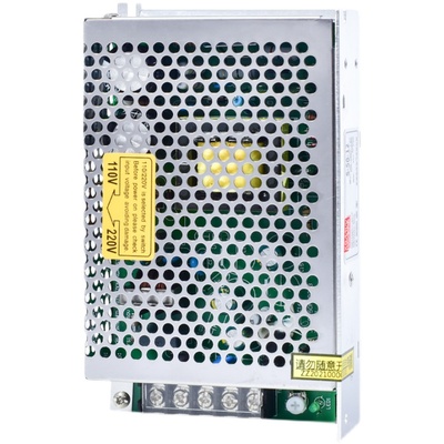 明伟75W12V6.3A开关电源LED直流输出电源S-75-24/5V12V15V18V48V