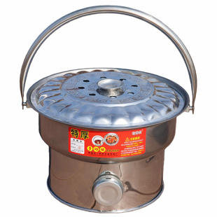 烤火盆取暖炉木炭炉冬季家用老式炭火盆烤火炉户外便携式烧烤炉子