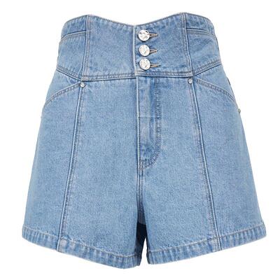 VeroModaV字腰头短裤