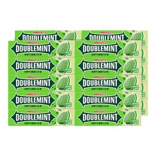 绿箭口香糖清凉薄荷味清新口气接吻糖果5片装批发糖果零食