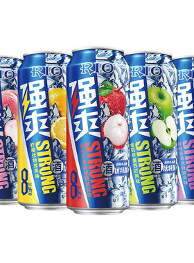 锐澳经典8度强爽鸡尾酒500ml*6支