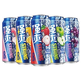 RIO锐澳经典强爽预调鸡尾酒8度白桃苹果柠檬混合口味500ml*6支