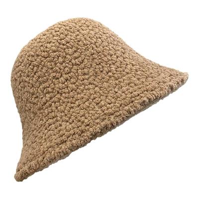 韩版双面保暖渔夫帽女