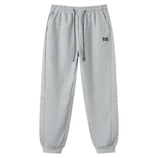 快鱼空气层长裤男2025年冬宽松束脚户外运动裤简约百搭休闲裤男装