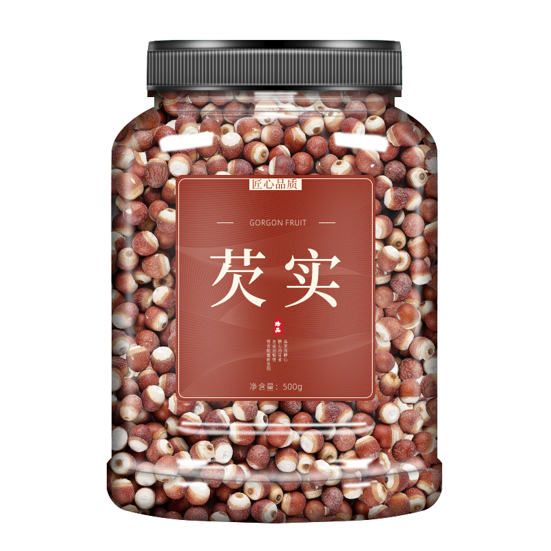 芡实干货500g特级茨实欠实正品广东肇庆新鲜鸡头米旗舰店茯苓薏米