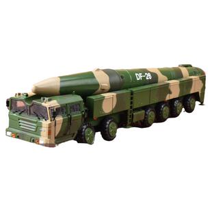 1:35东风26导弹发射车DF-26火箭炮模型合金导弹军事成品模型
