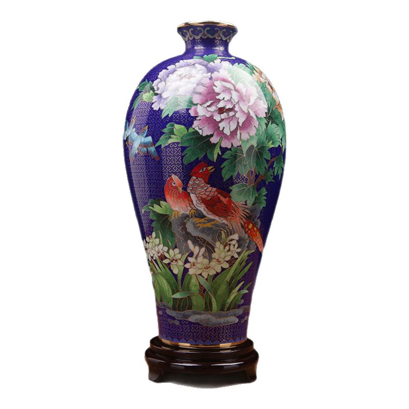老北京景泰蓝摆件掐丝珐琅工艺品