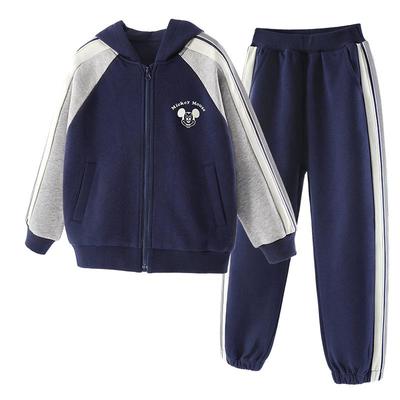 迪士尼两件2025秋冬男童运动套装