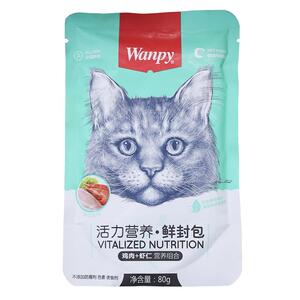 顽皮鲜封包猫咪零食成猫幼猫妙鲜湿粮包猫鲜包猫条猫罐头wanpy