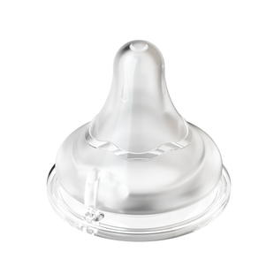 适配贝亲奶嘴三代奶瓶硅胶宽口径重力球吸管配件M/L号6/9个月以上