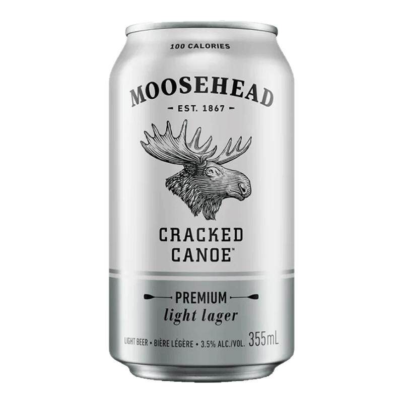 【送品牌礼】加拿大进口MOOSEHEAD魔书酷爽啤酒355ml*10听整箱装