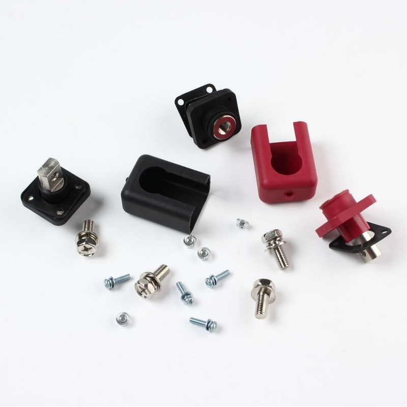 新能源200A大电流接线柱铜穿墙式储能电池接线端子锂电池连接器