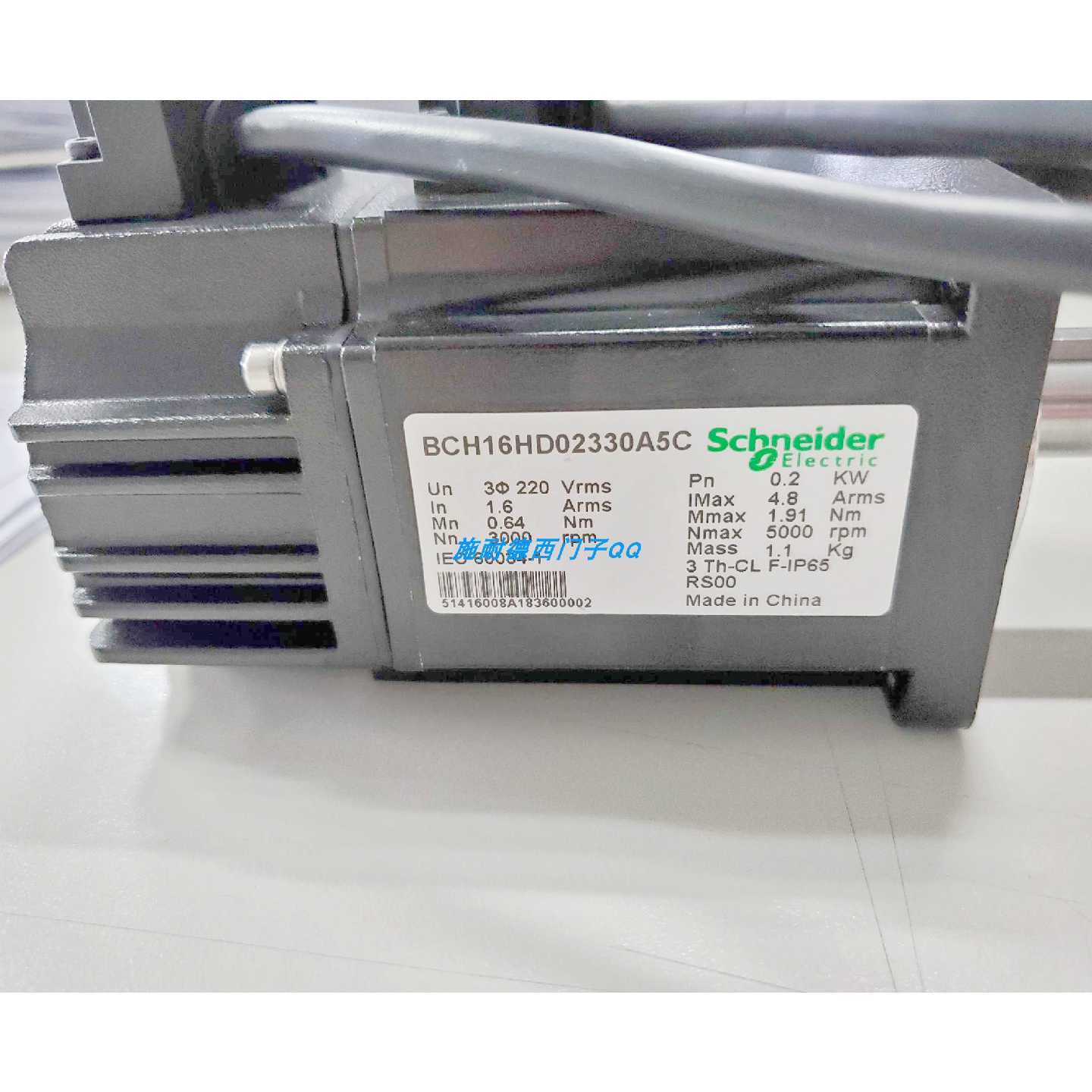 议价全新原装施耐德BCH16HF07330F5C伺服电机 0.75kW220V质保一年