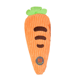 绮敏 仿真水果发声毛绒玩具活萝卜草莓耐咬狗狗玩具宠物柴犬法斗