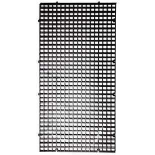 鱼缸盖板防跳网造景垫板透明白色网格板加密隔离板底滤板乌龟晒台