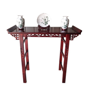 供桌条几仿古中式玄关香案翘头国学馆课桌椅简约条桌实木条案家具