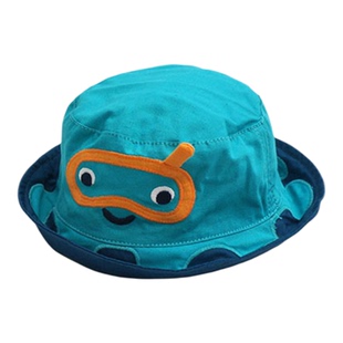 外贸原单水洗棉男童遮阳帽儿童渔夫帽春夏秋太阳帽子盆帽渔夫帽
