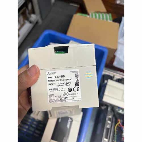 议价PLC扩展模块FX3U4AD原装拆机实物拍摄维修