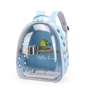 鹦鹉外出包玄风外带笼宠物外带透明背包外出笼小太阳牡丹便携鸟包