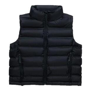 local aliens外星沙龙美式复古立领排骨棉马甲百搭保暖无袖坎肩