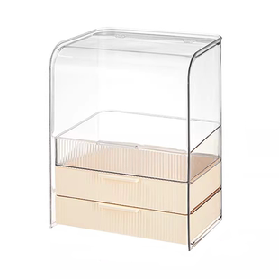 化妆品抽屉收纳盒护肤品梳妆台收纳盒置物架桌面高级感大容量盒子