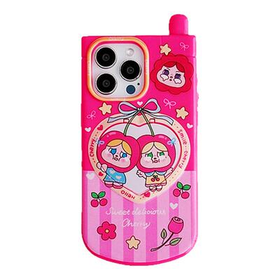 日本泡泡玛特哭娃立体苹果手机壳
