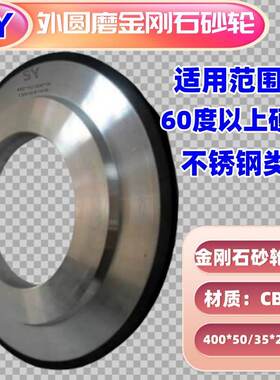 大水磨树脂砂轮金刚石CBN SDC砂轮400*40*203*10