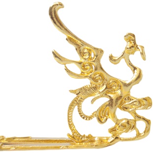 凤钗龙簪明制挑牌凤凰发钗飞龙发簪古风唐簪双面金簪坦领汉服步摇