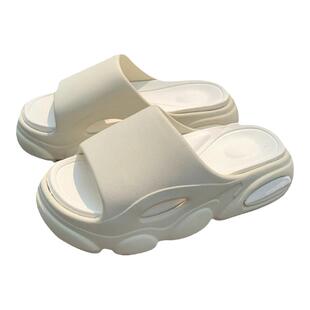 细细条 休闲运动风踩屎感eva厚底拖鞋夏季ins网红撞色凉拖鞋男女