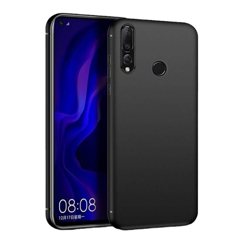 适用于华为nova4手机壳4E磨砂保护套nova4e超薄防摔4硅胶软壳huawei全包边男女生新款个性软胶外壳保护套黑色