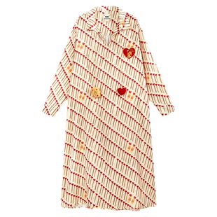 tbh野兽派家居星星人星光缎家居睡裙四季可外穿家居服女士睡衣