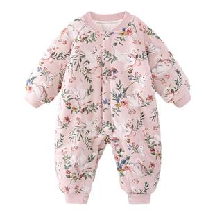 【恒温棉】宝宝棉服冬装保暖连体衣加厚新生幼儿婴儿衣服春秋冬季