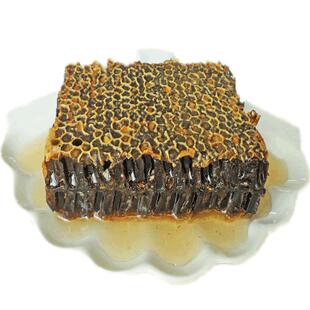 老巢蜜蜂巢蜜嚼着吃盒装500g野生纯正天然蜂蜜巢素农家自产丰蜂窝