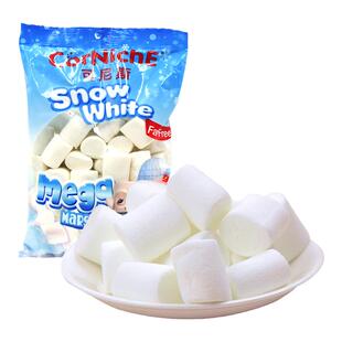 进口可尼斯白雪公主纯白棉花糖300g雪花酥烘焙原料迷你软糖果食品