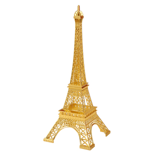 巴黎埃菲尔铁塔模型摆件家居客厅电视柜铁艺桌面工艺品装饰品摆设